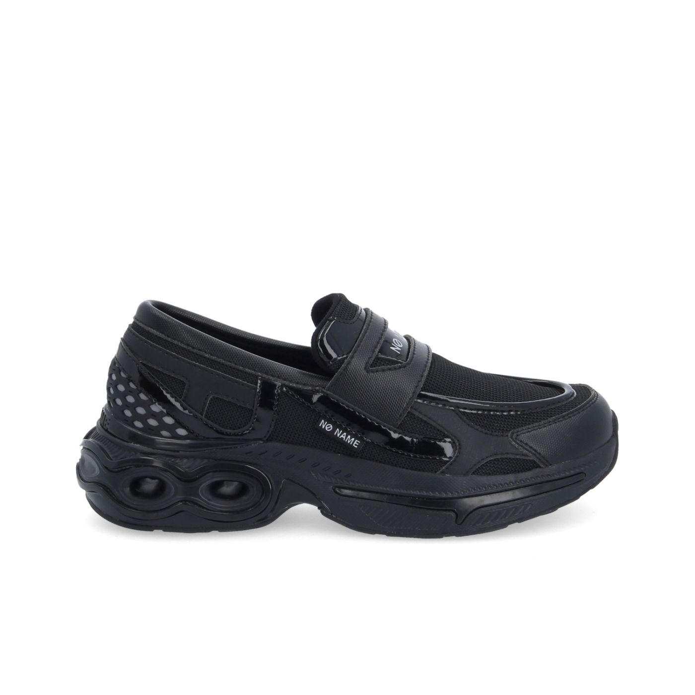 WILLO MOC W - MESH/NAPPA - BLACK